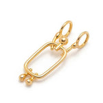 breloques en argent sterling plaqué or jaune 14k - Lidia