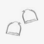 Boucles d’oreilles hoops par une designer montréalaise Lidia Jewelry