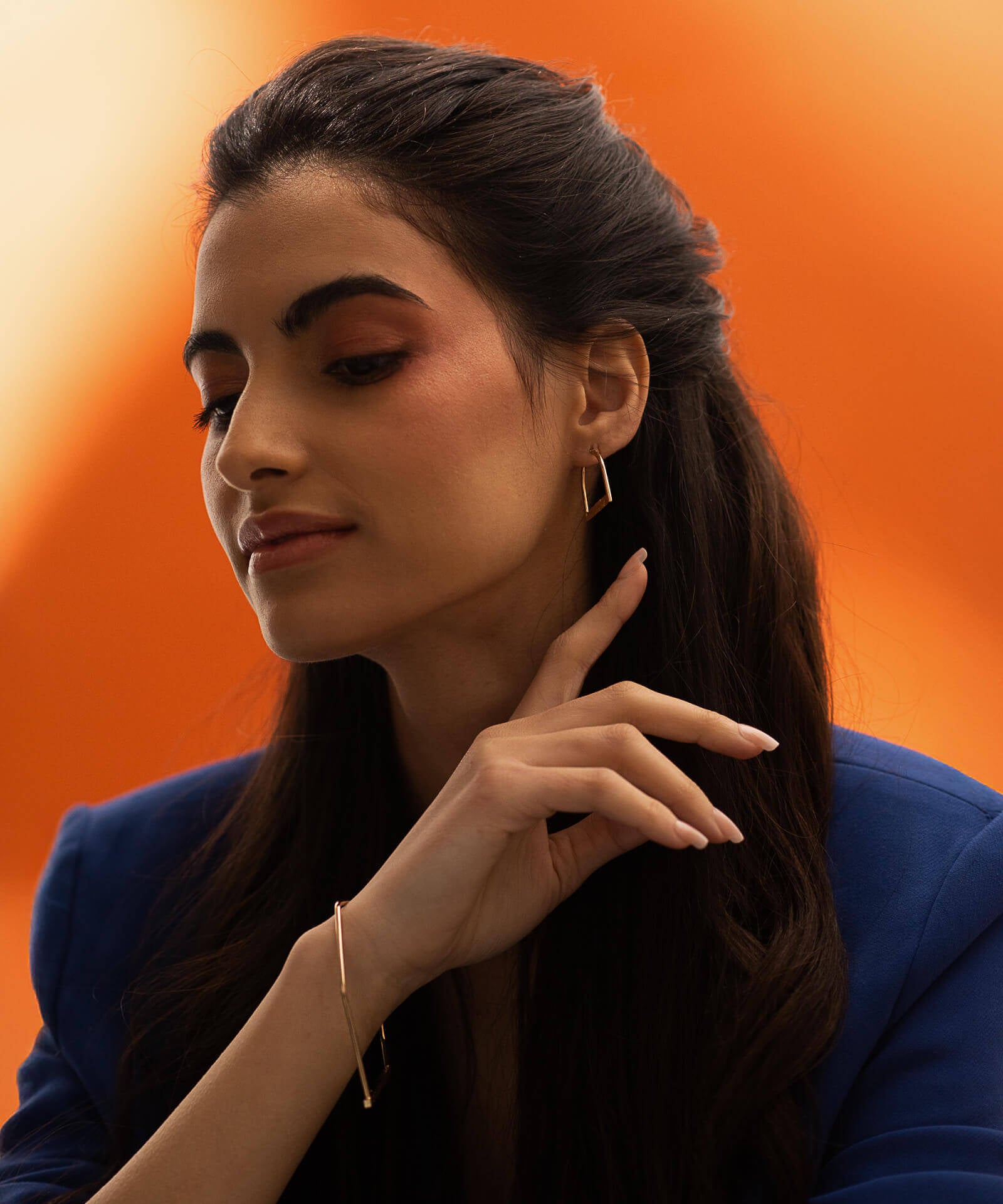 boucles d'oreilles minimalistes par une designer du Québec