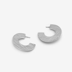 Franche - Sterling Silver and Gold-Plated Half-Circle Earrings