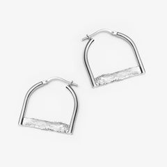 Diplomate - Silver Earrings Made by a Montreal Designer