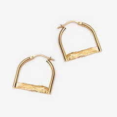 boucles d'oreilles en forme d'étrier