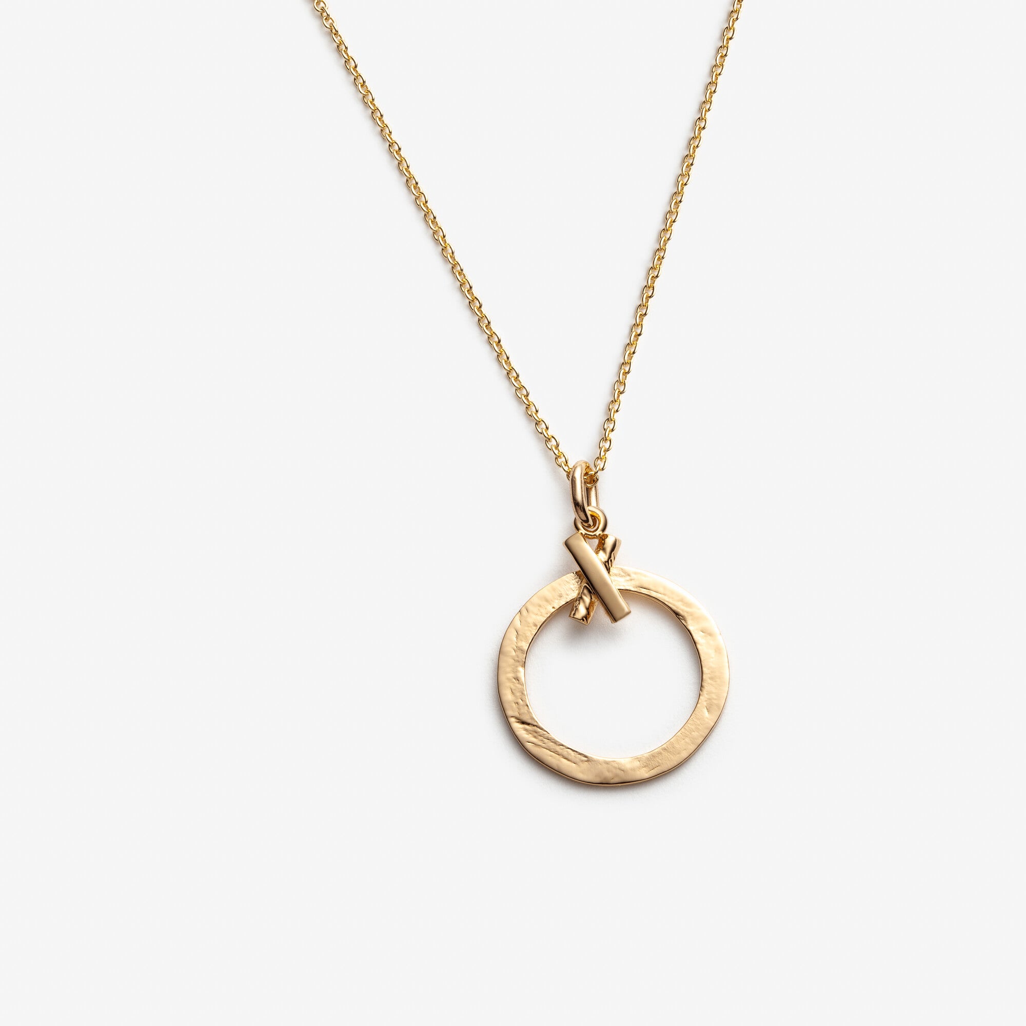 Empathique - Collier avec pendentif circulaire en argent sterling - Lidia