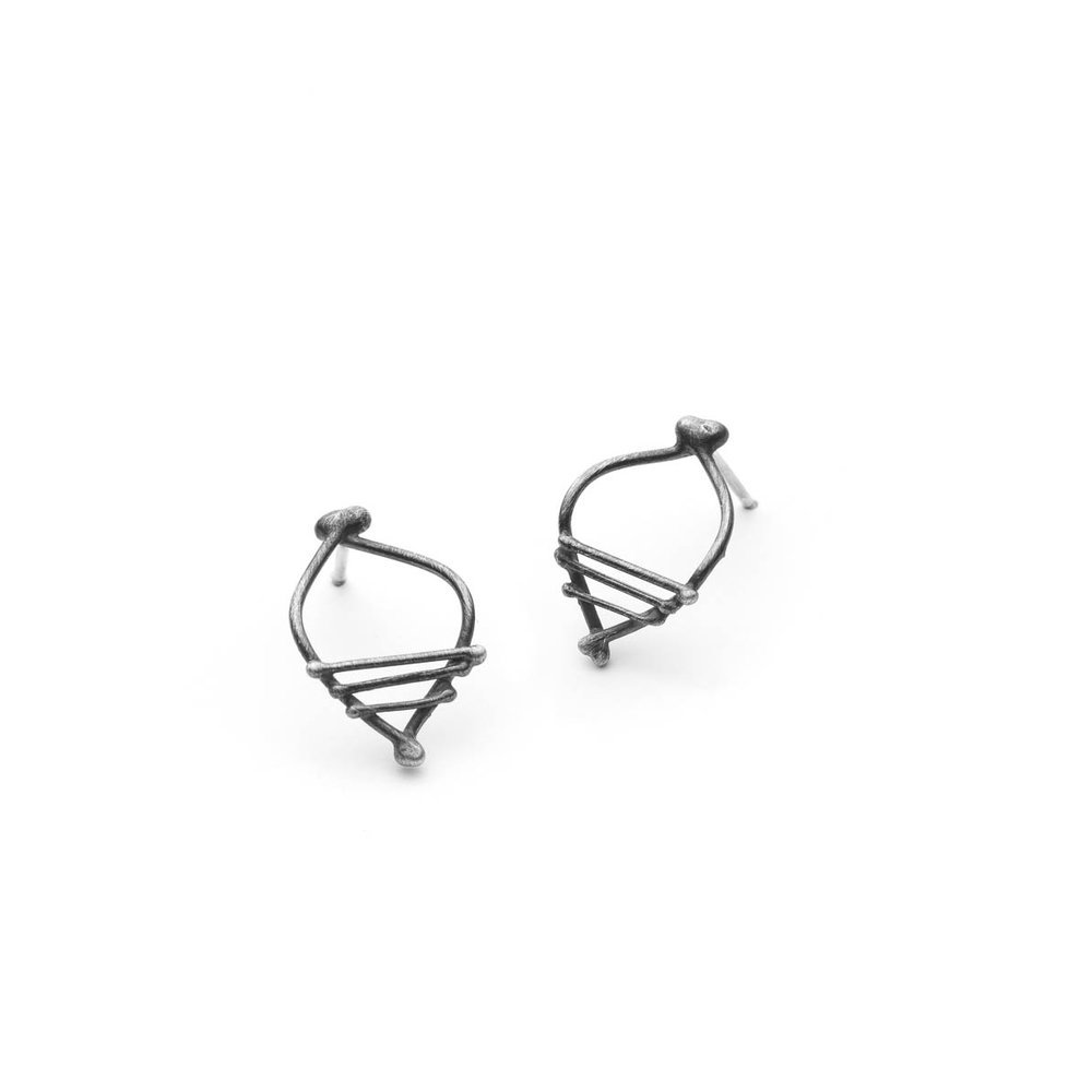 boucles d'oreilles délicates avec tiges - Lidia