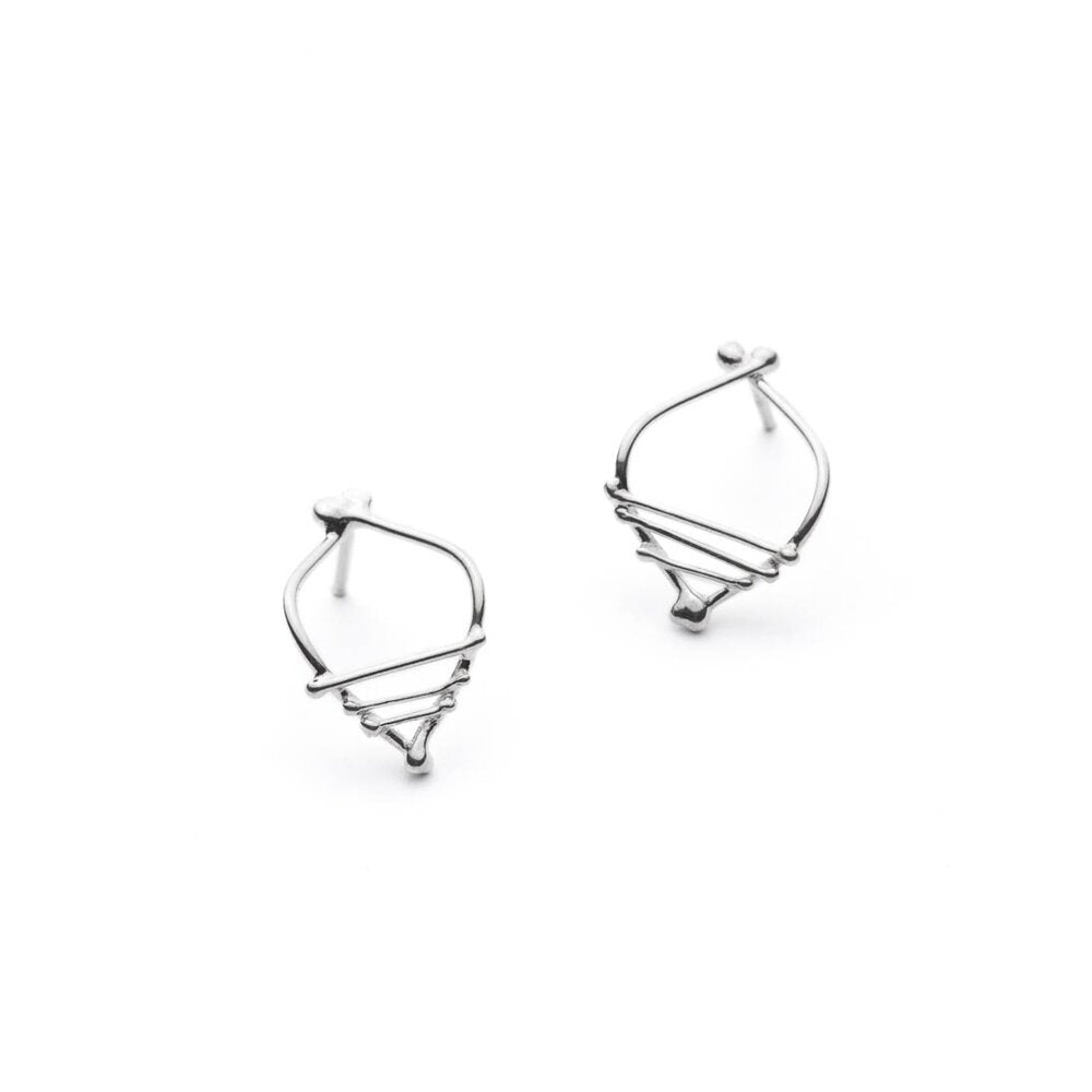 boucles d'oreilles délicates avec tiges - Lidia