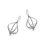 boucles d'oreilles en 3D avec crochets - Lidia