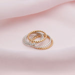 bague twist empilable - Lidia