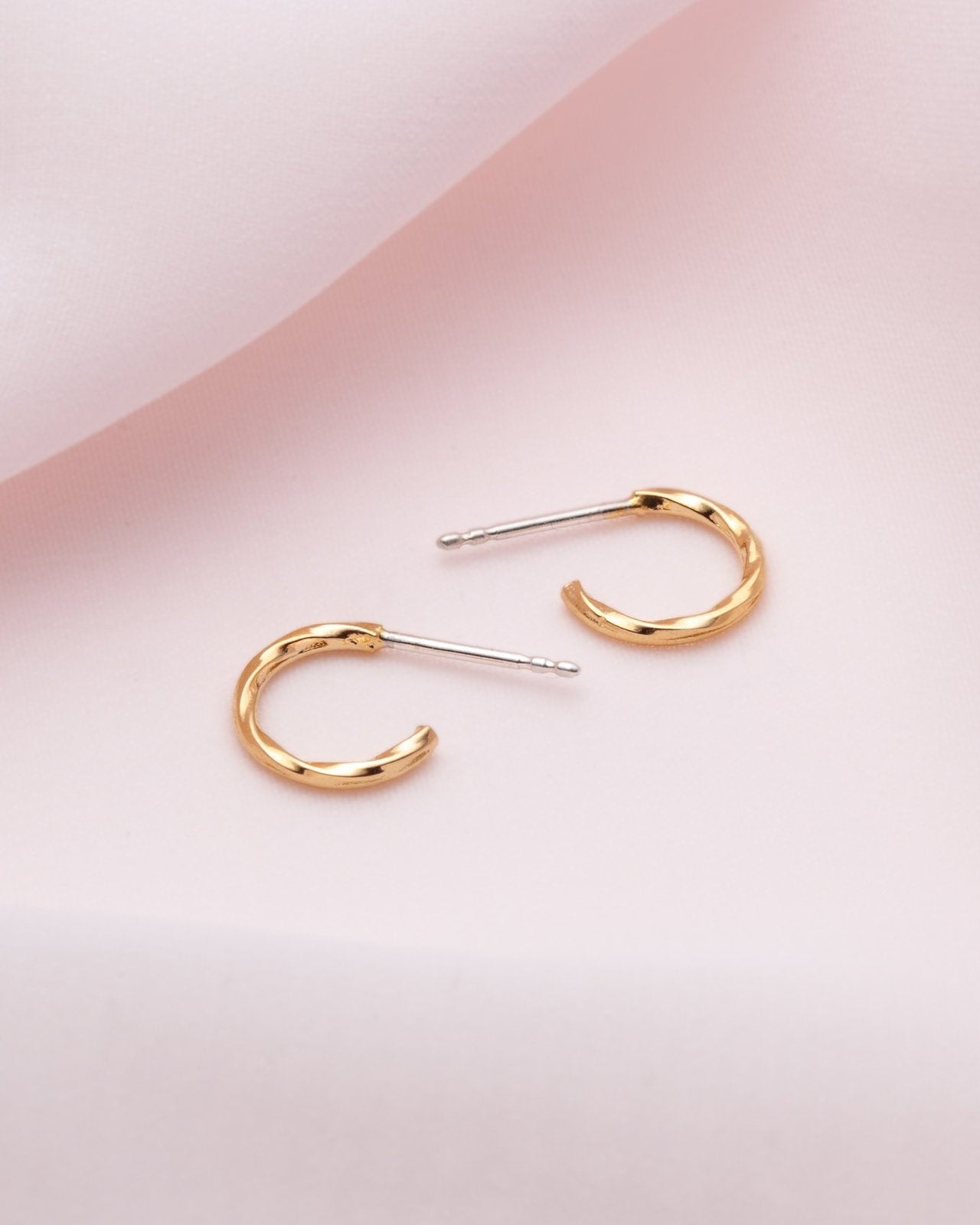 petites créoles en argent sterling - Lidia