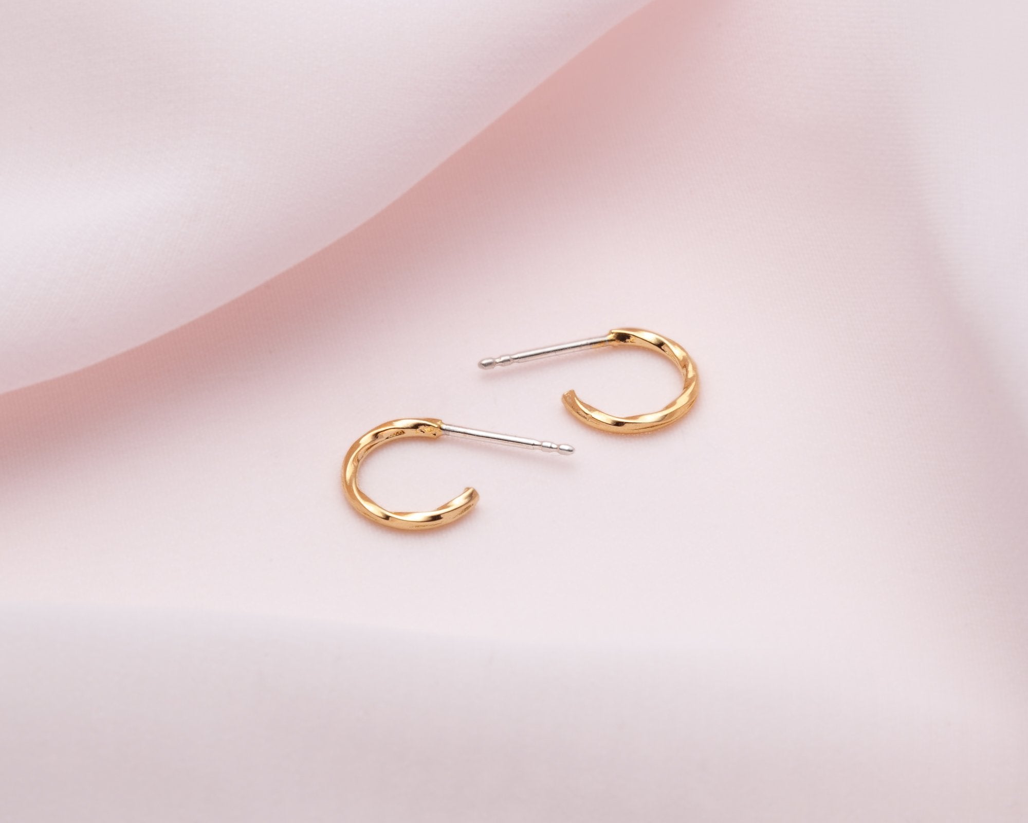petites créoles en argent sterling - Lidia