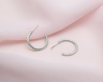 anneaux en argent minimalistes - Lidia