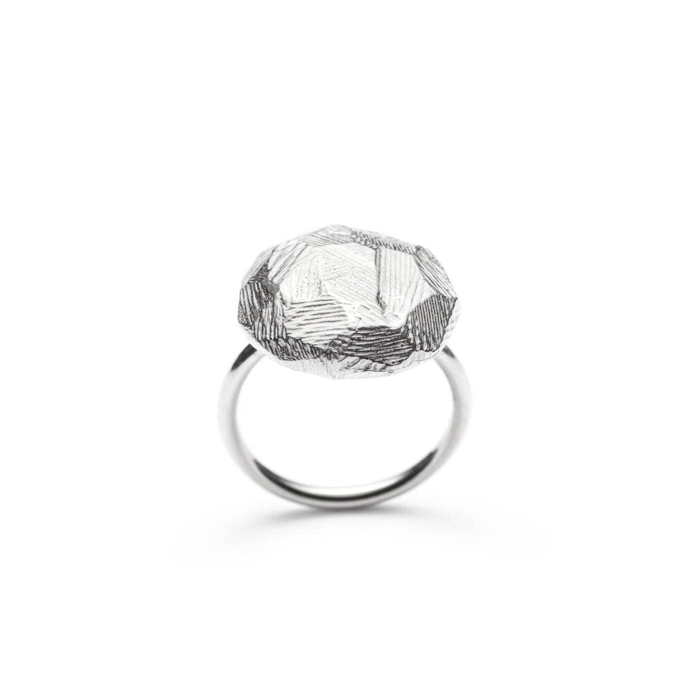 bague au dessus texturé - Lidia
