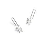 boucles d'oreilles avec 2 chiens - Lidia