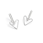 boucles d'oreilles avec 2 gros coeurs - Lidia