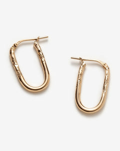 Irma - Boucles d'oreilles minimalistes ovales - Lidia