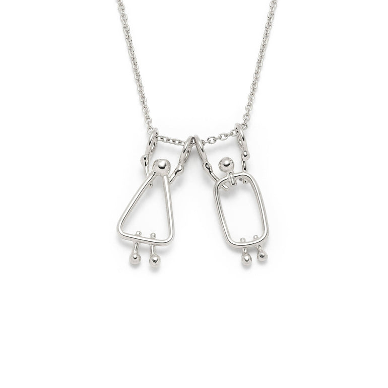 collier maman et papa - Lidia