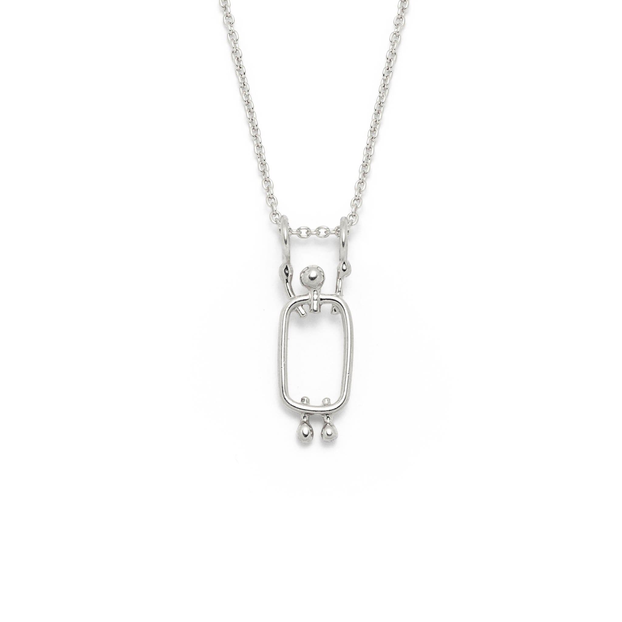 collier délicat en argent papa - Lidia