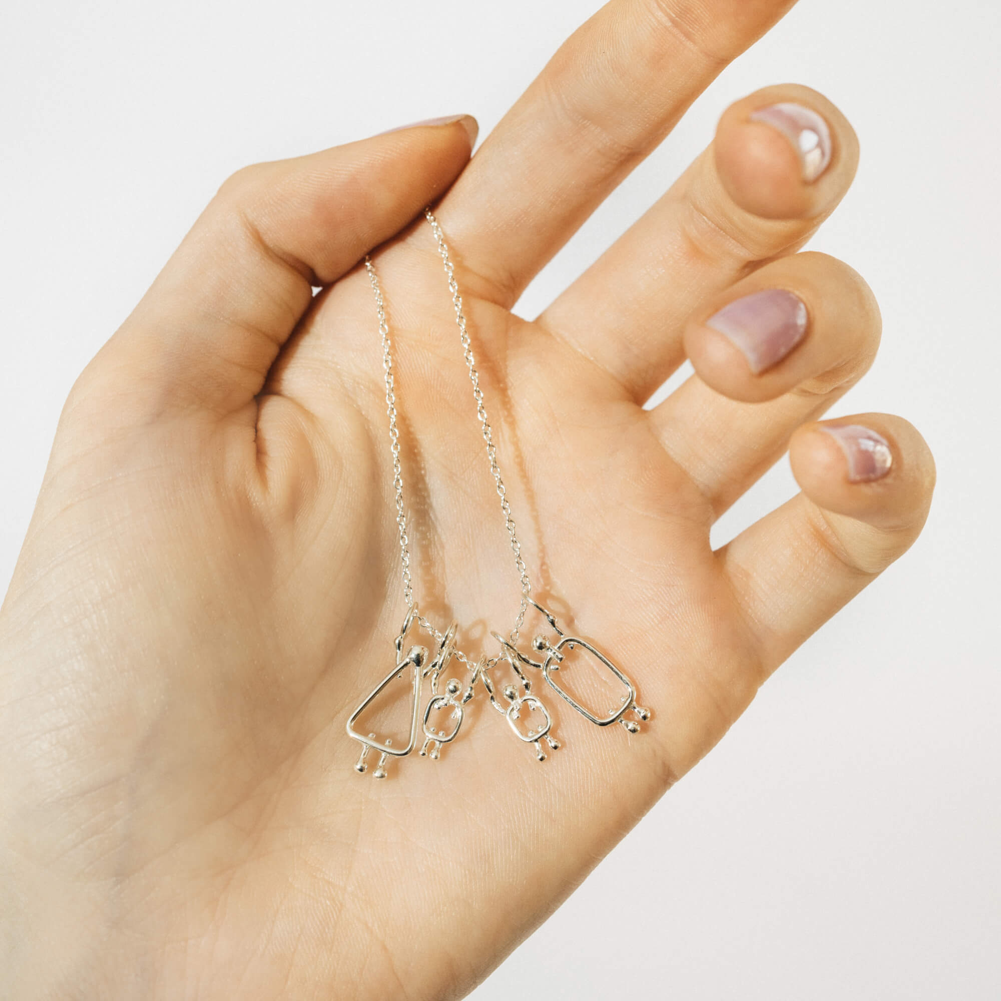 collier minimaliste en or pour maman de 2 garçons - Lidia