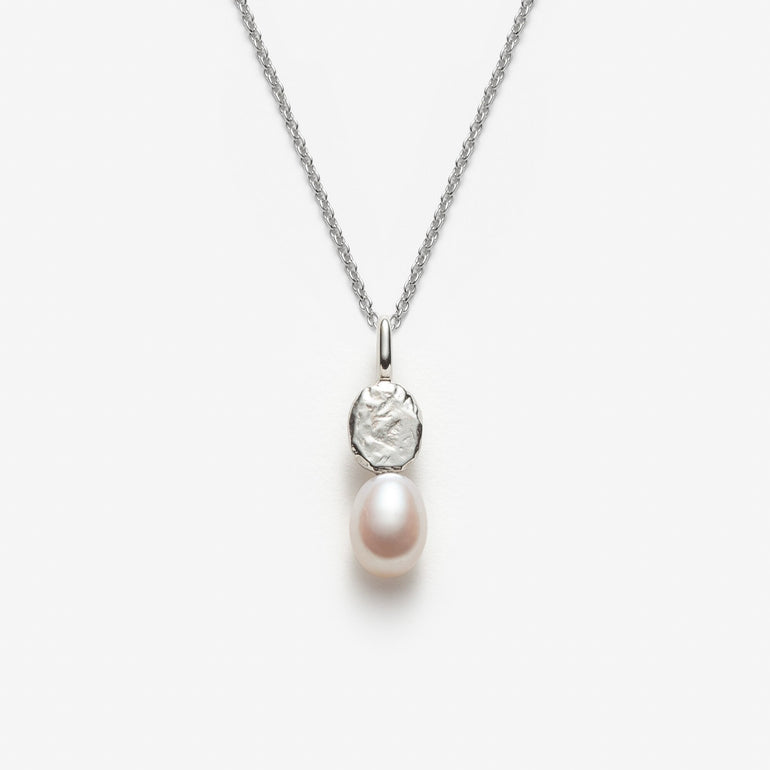 Delphine - Collier avec pendentif de perle d’eau douce - Lidia