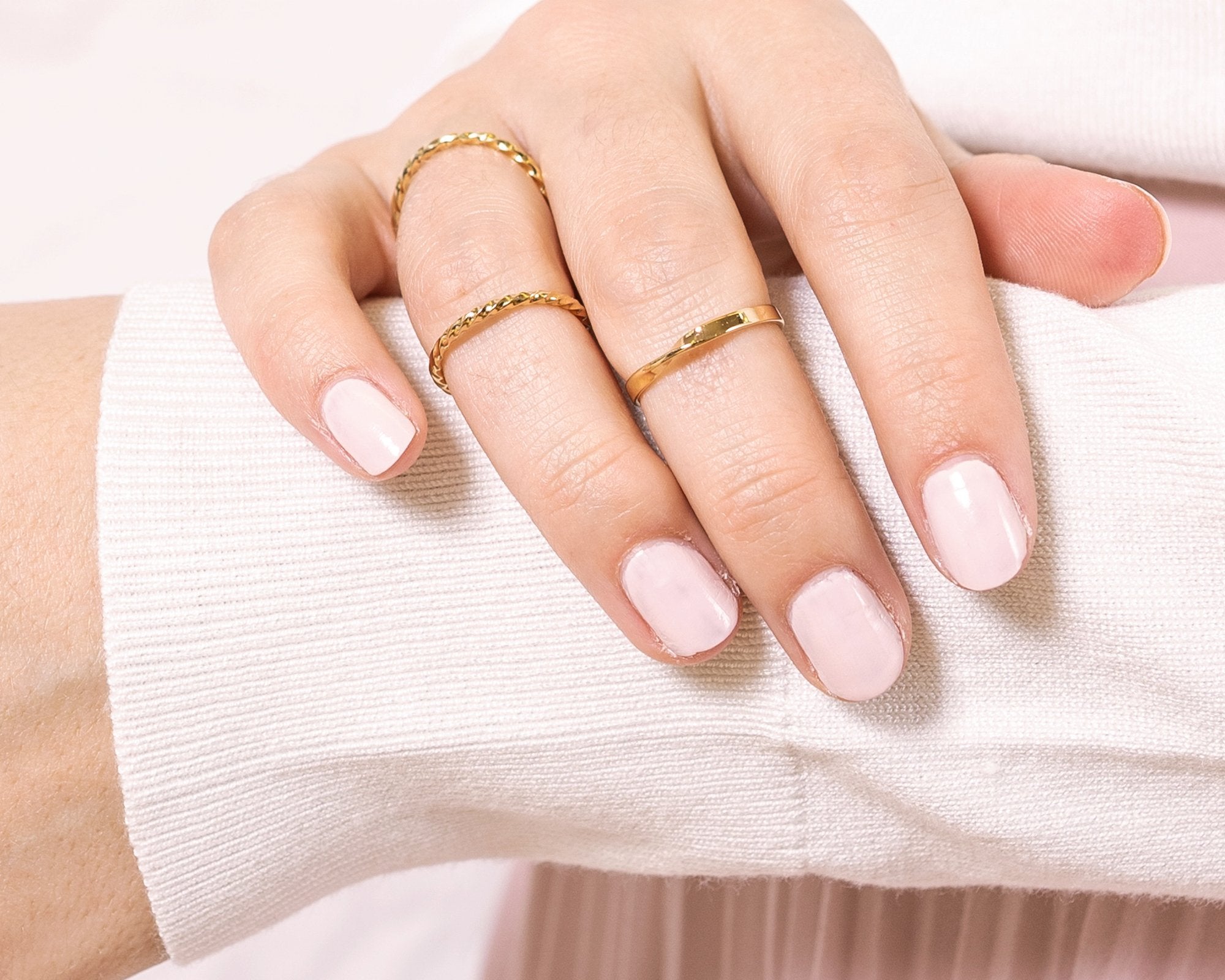 bague twist empilable - Lidia