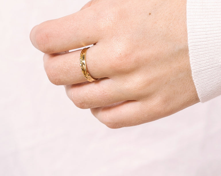 bague twist empilable - Lidia