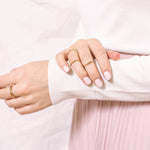 bague twist empilable - Lidia