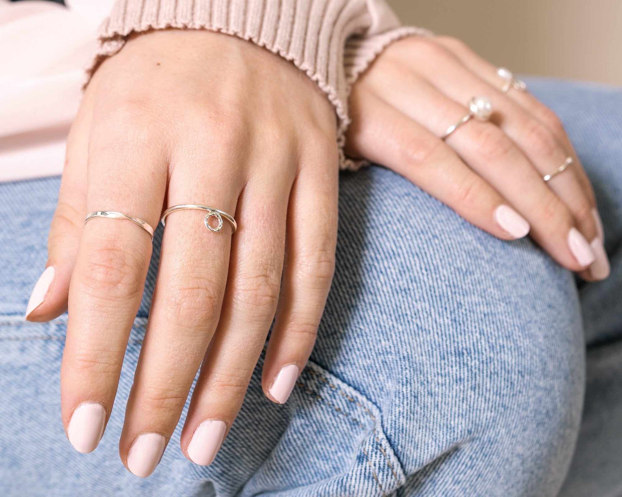 bague twist empilable - Lidia