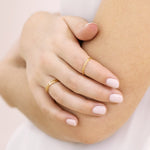 bague twist empilable - Lidia